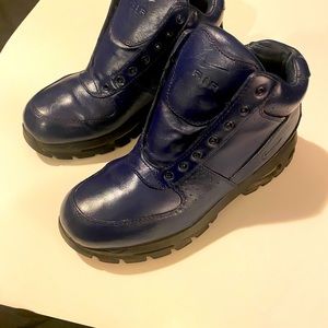 Custom blue Nike ACG boots. Mens size 9.